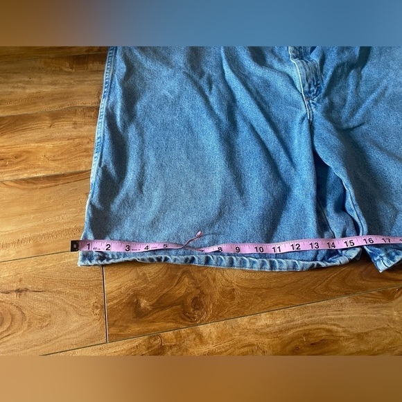 Wranglers Plus Size Mens Retro Style Light wash Denim Shorts (unisex) - Picture 5 of 11